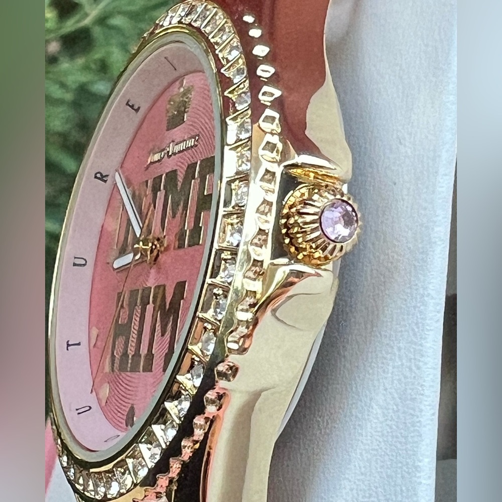 Juicy Couture Pink DUMP HIM Watch - Picture 3 of 6